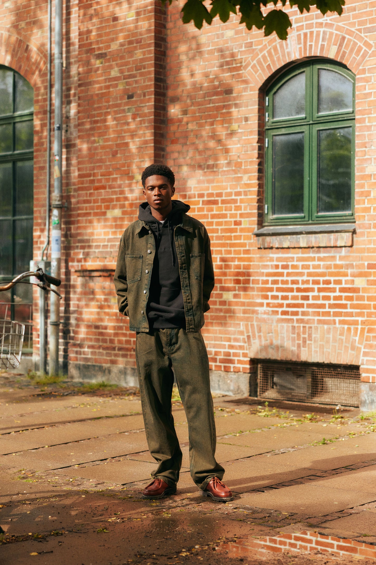 Veste effet délavée Solid