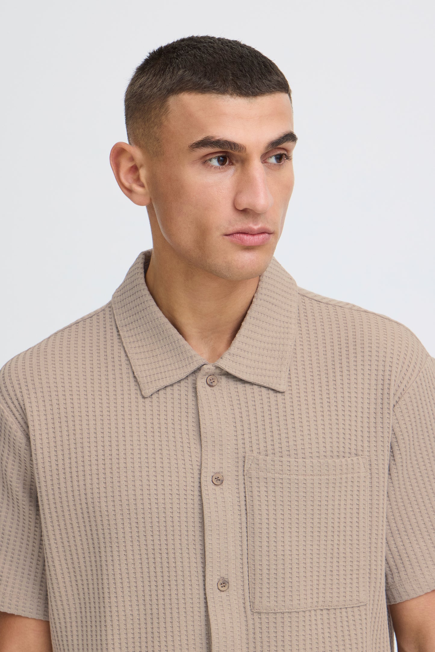 Chemise texturée Solid
