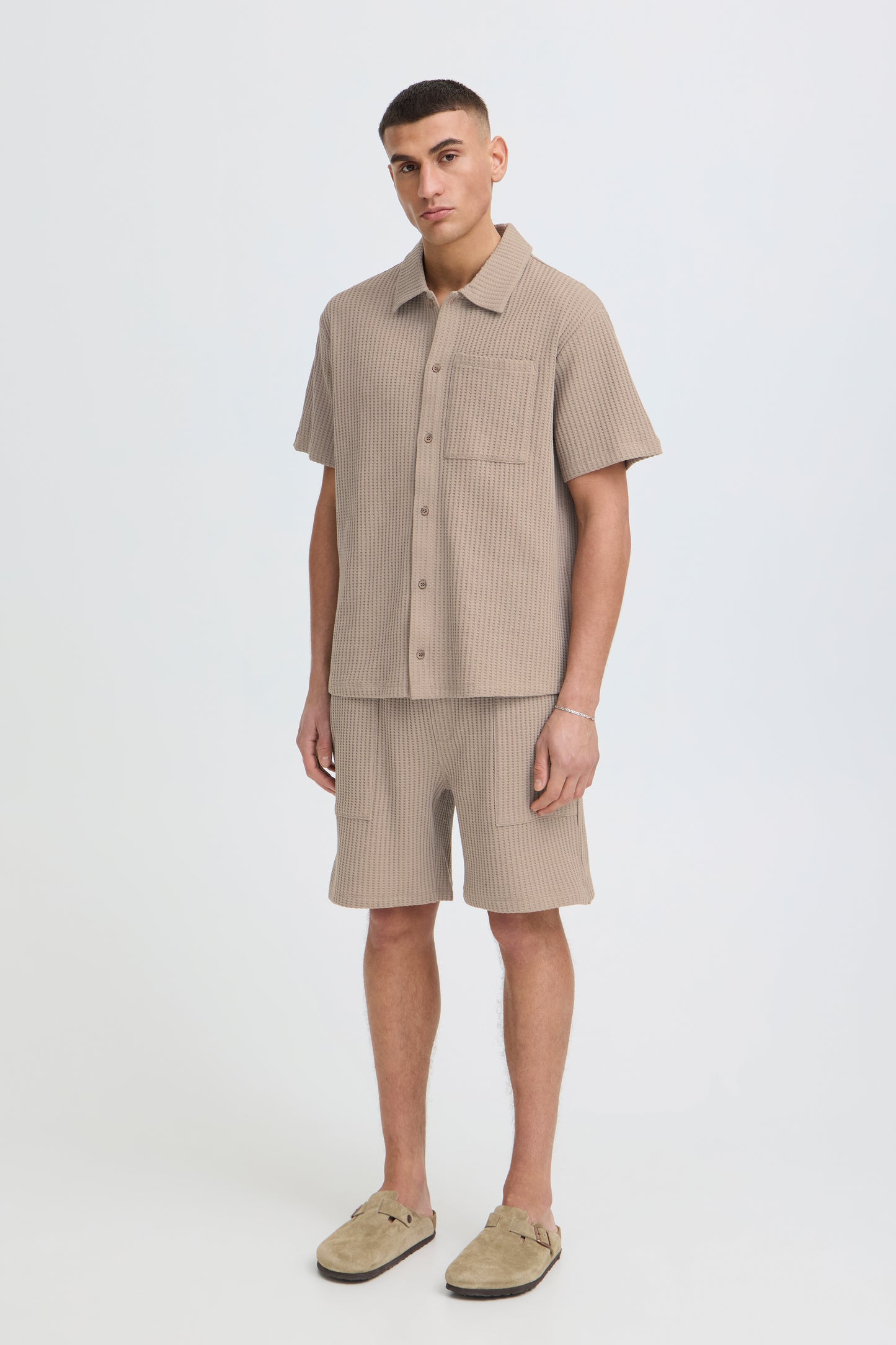 Chemise texturée Solid