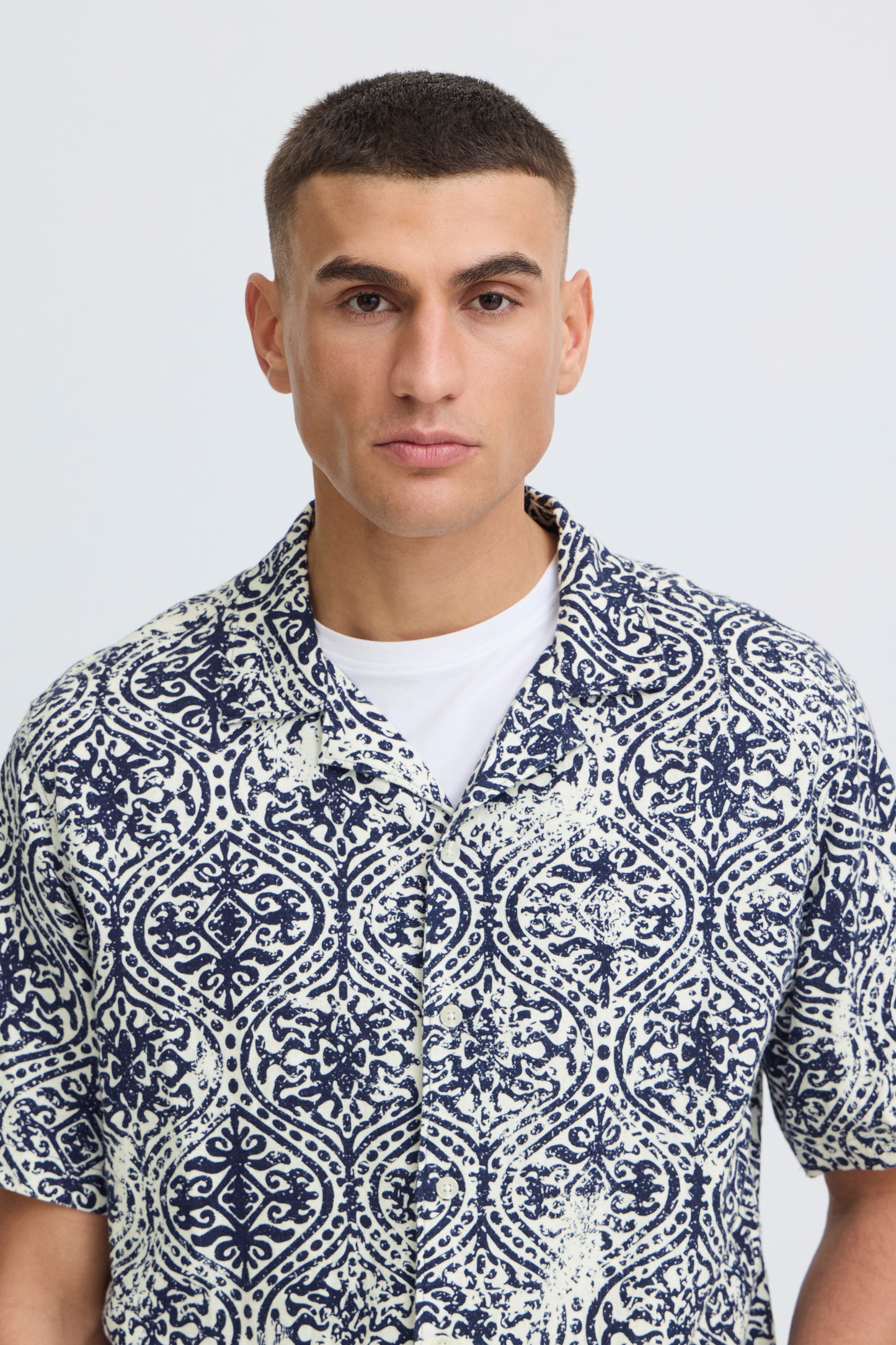 Chemise motif effet Solid