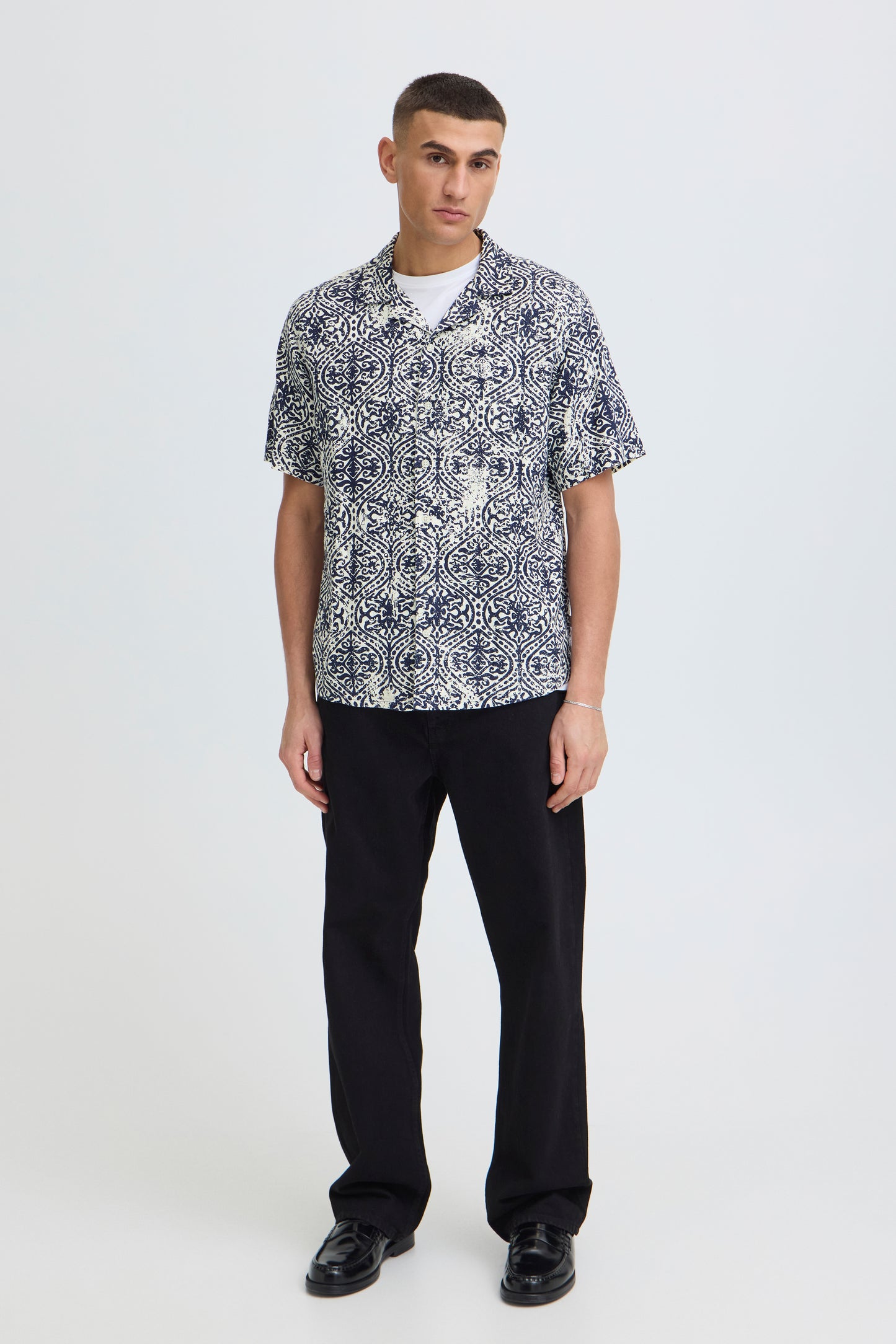 Chemise motif effet Solid