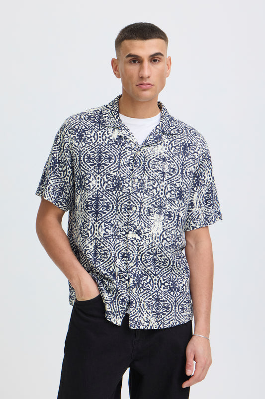 Chemise motif effet Solid