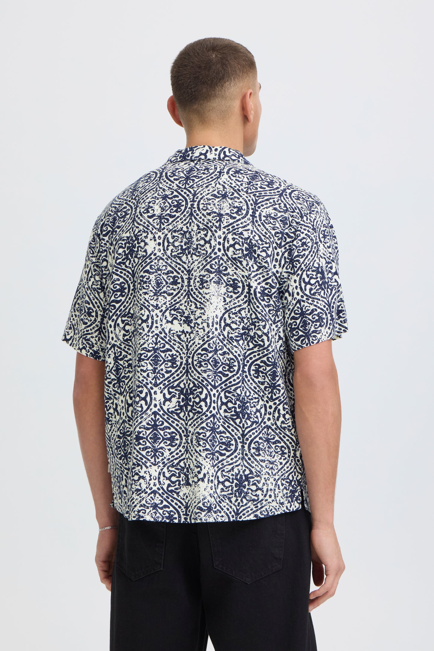 Chemise motif effet Solid