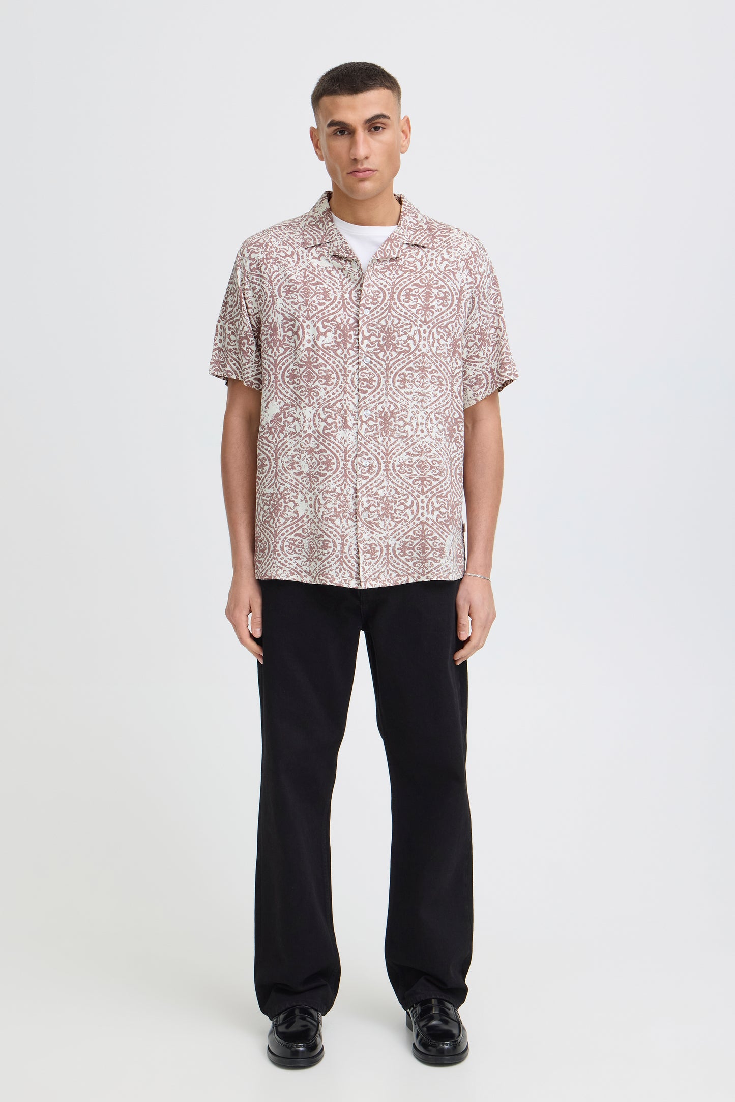 Chemise motif effet Solid
