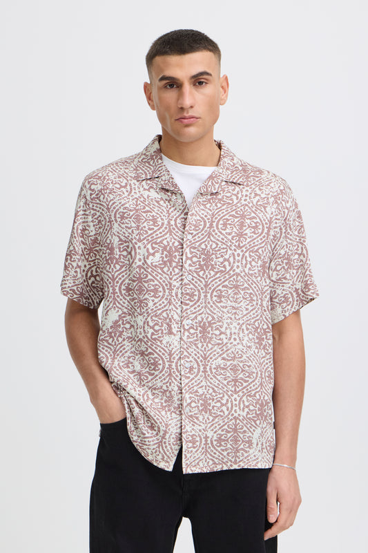Chemise motif effet Solid