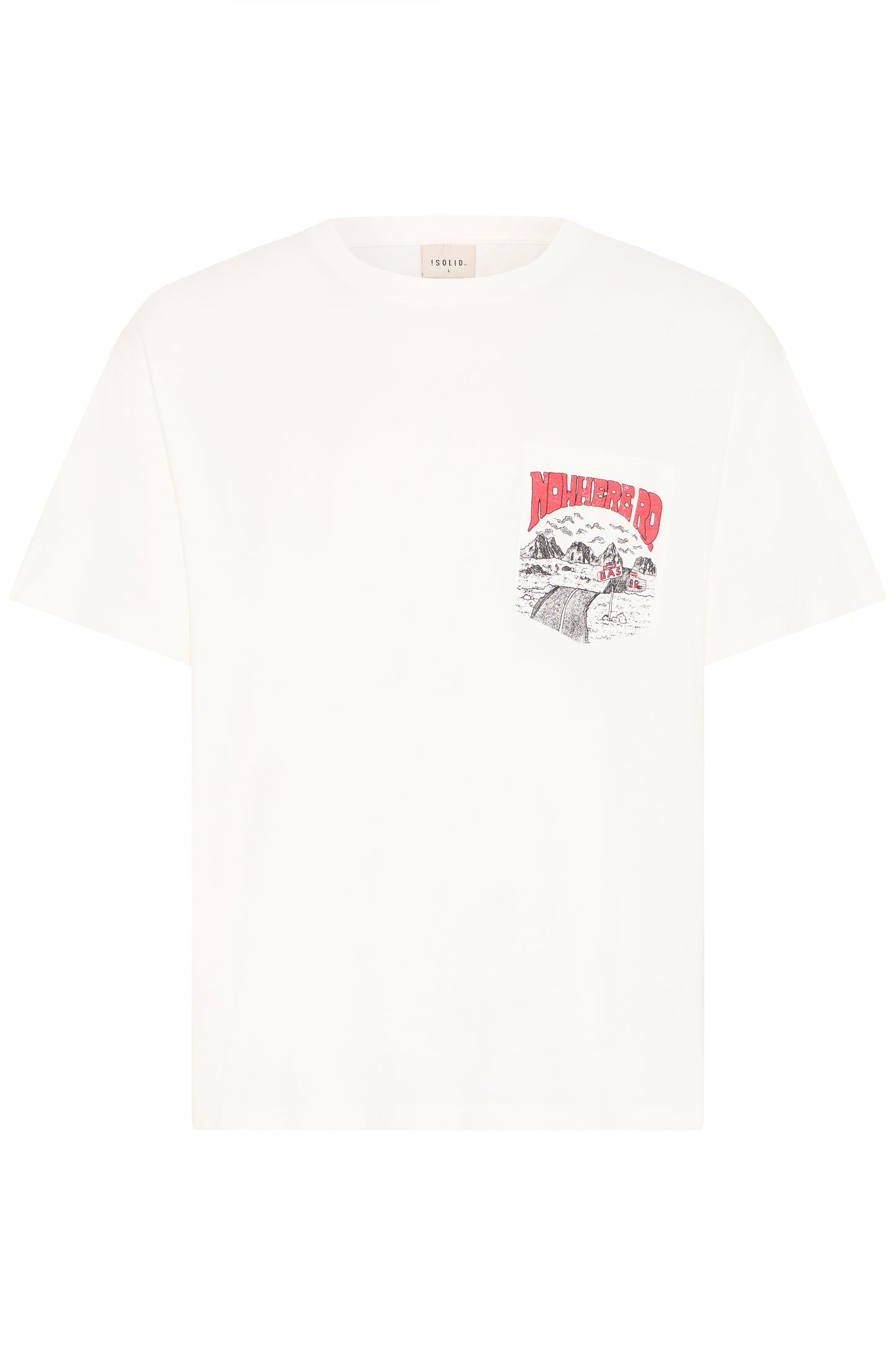 T-shirt oversize poche Solid
