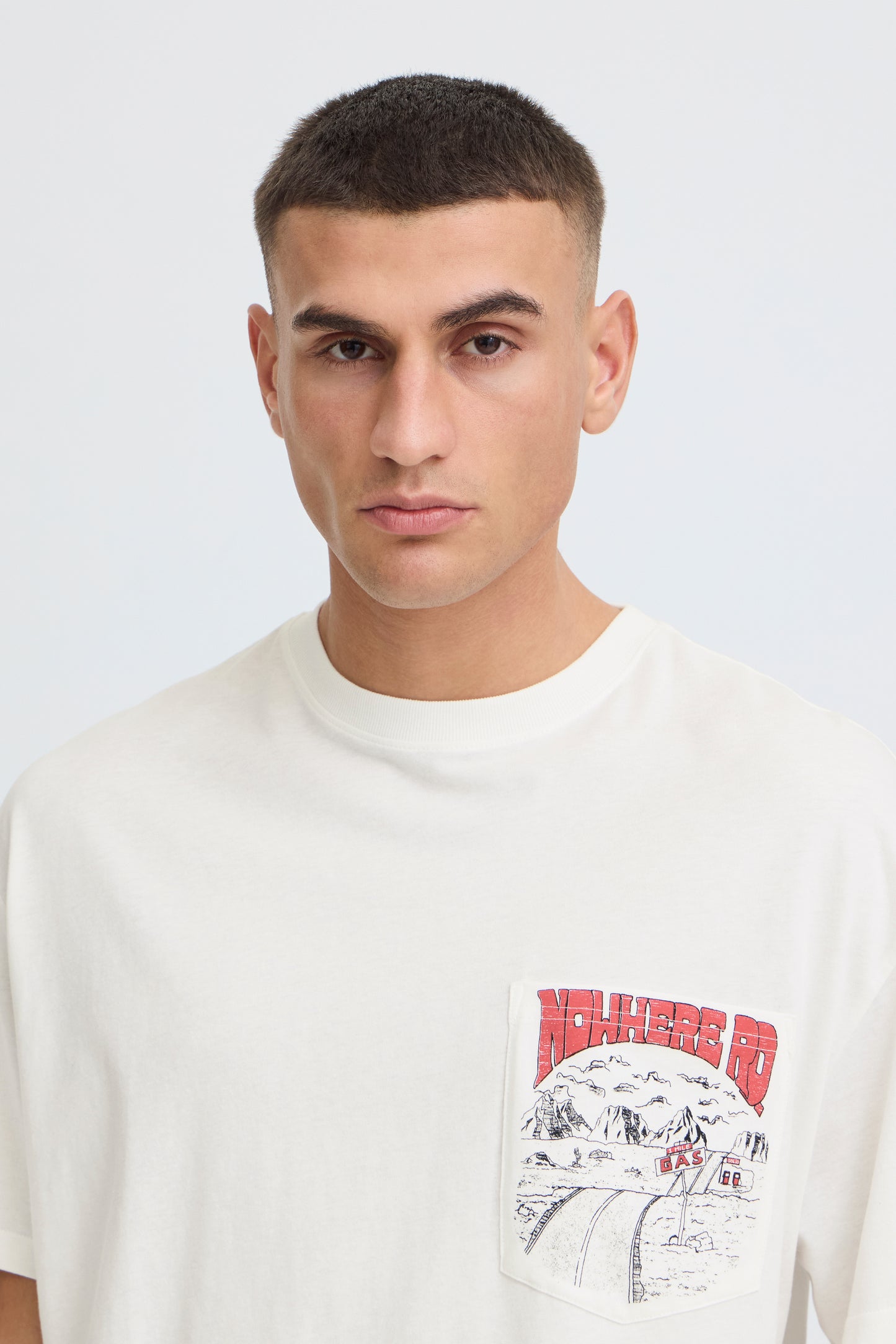 T-shirt oversize poche Solid