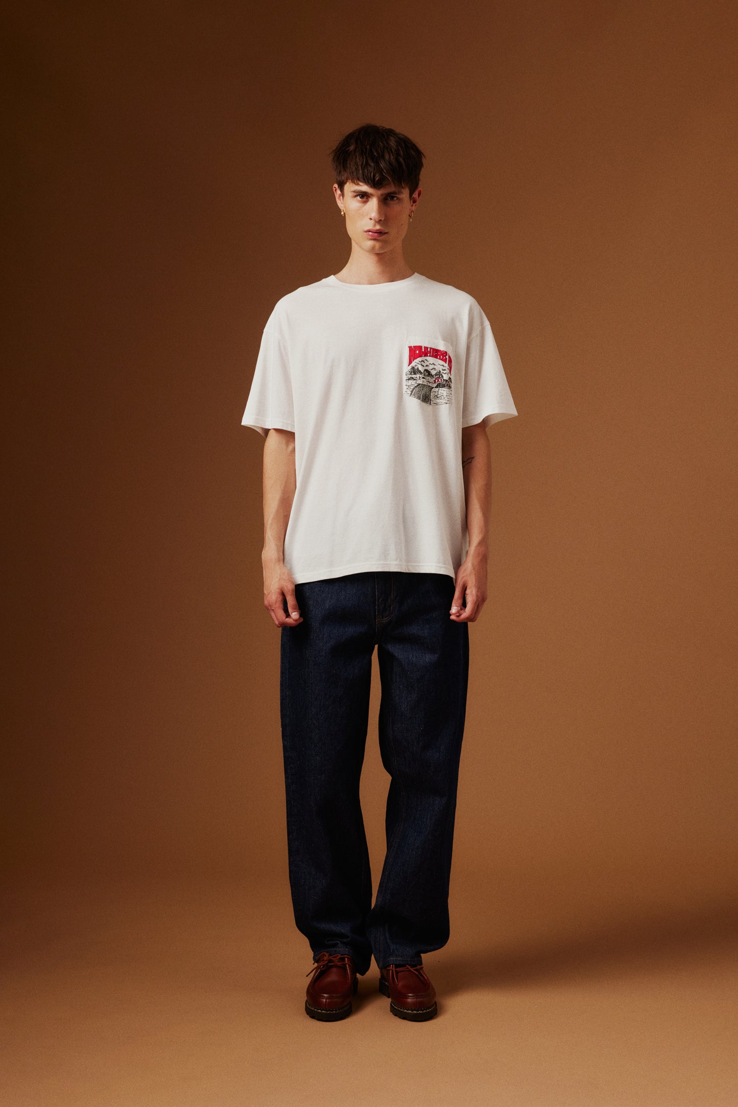 T-shirt oversize poche Solid
