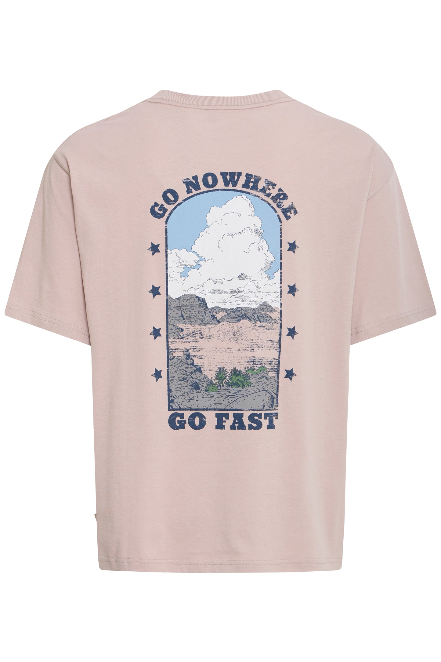 T-shirt oversize impression Solid