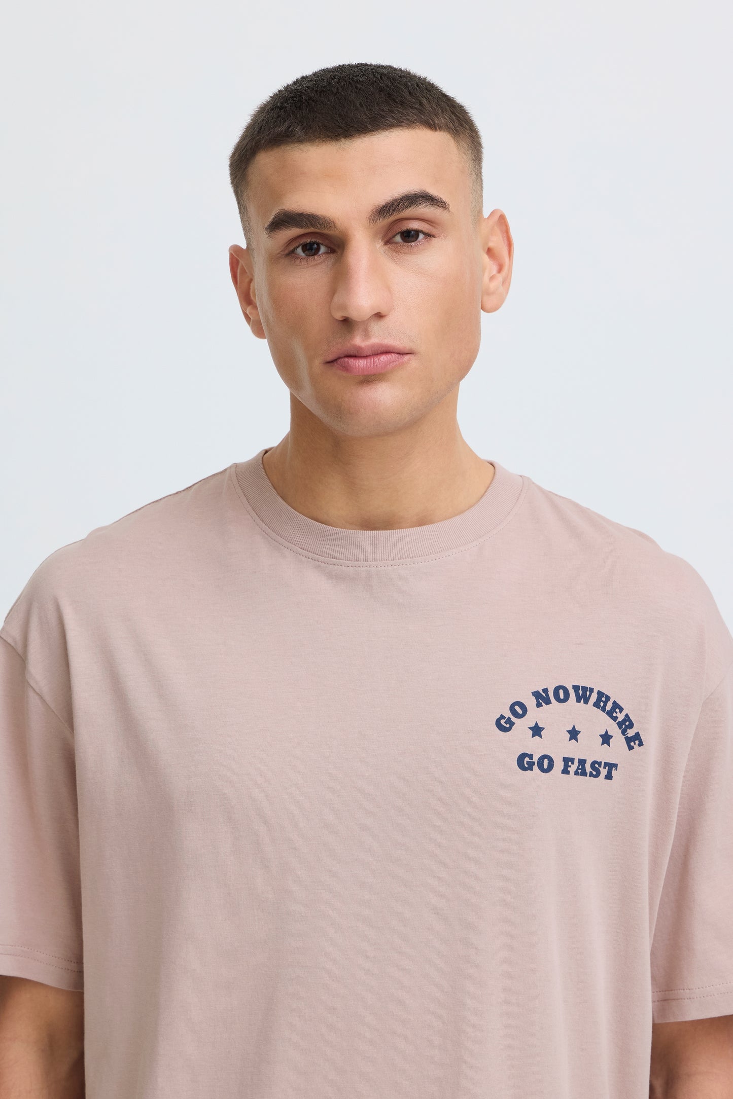 T-shirt oversize impression Solid
