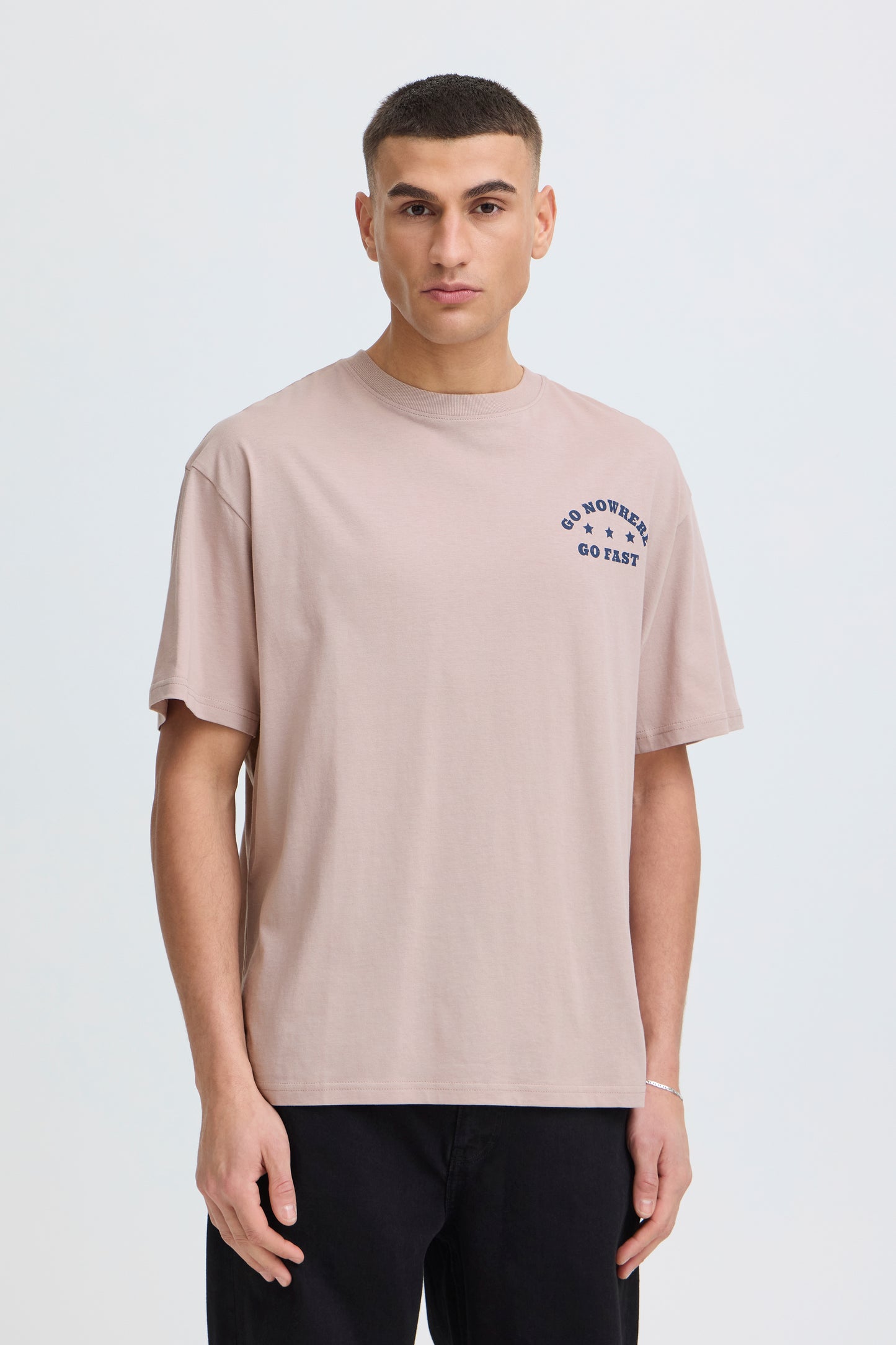 T-shirt oversize impression Solid