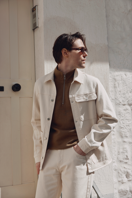 Veste worker jean Casual Friday