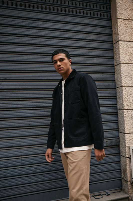 Veste col velours Blend