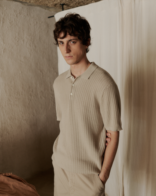 Polo maille tressé Casual Friday
