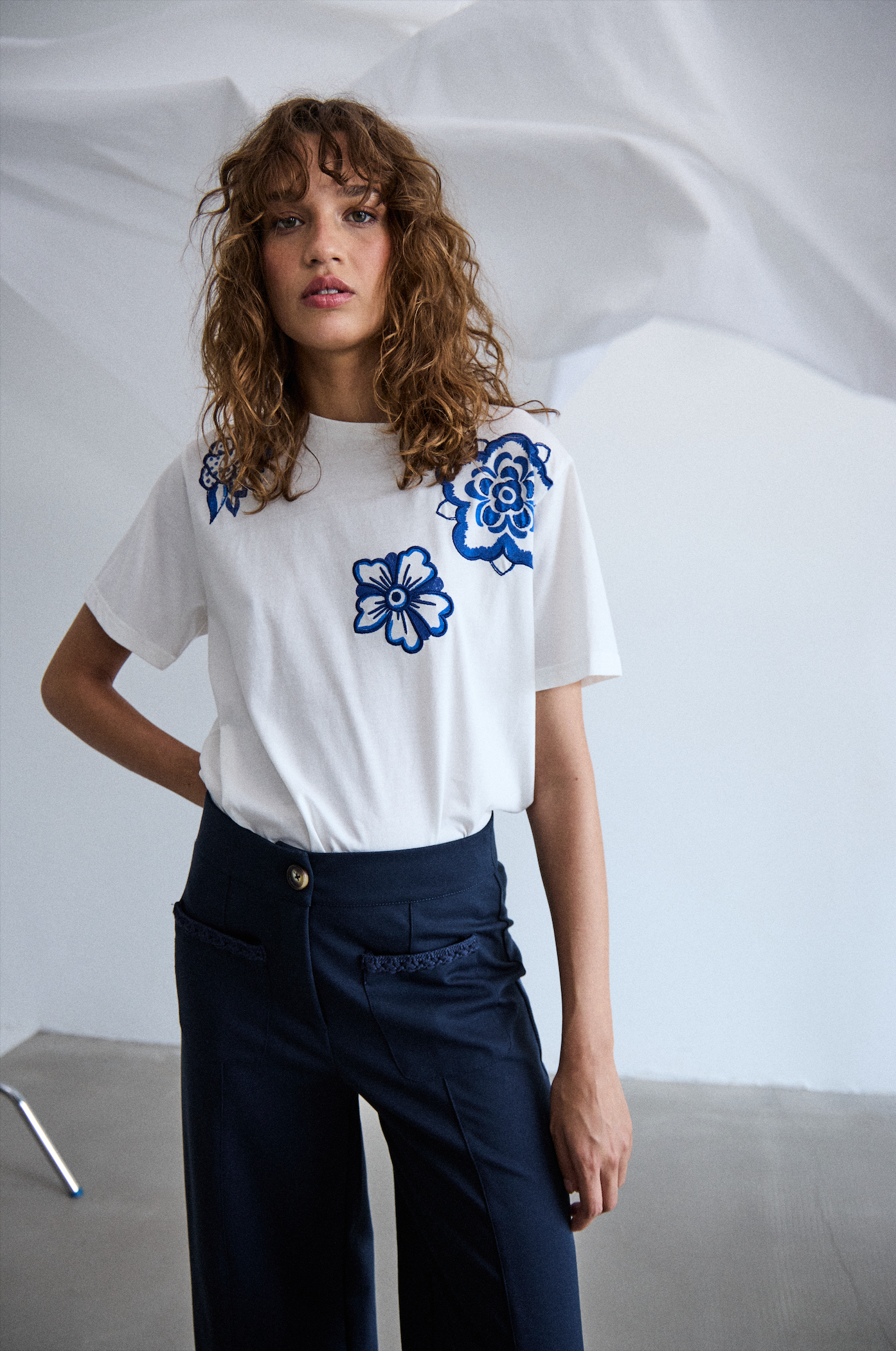 T-shirt fleurs ICHI