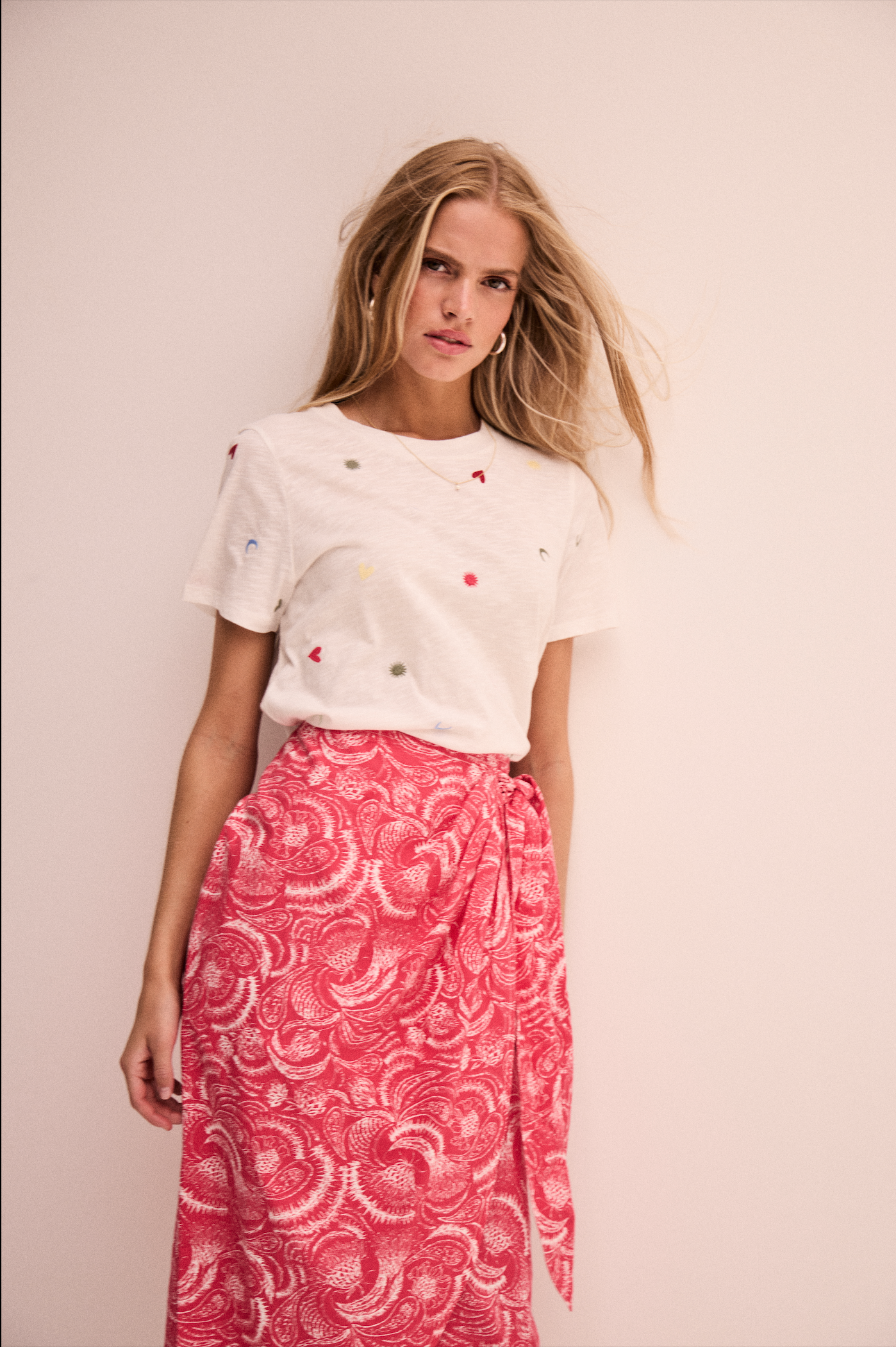 T-shirt petites broderies ICHI