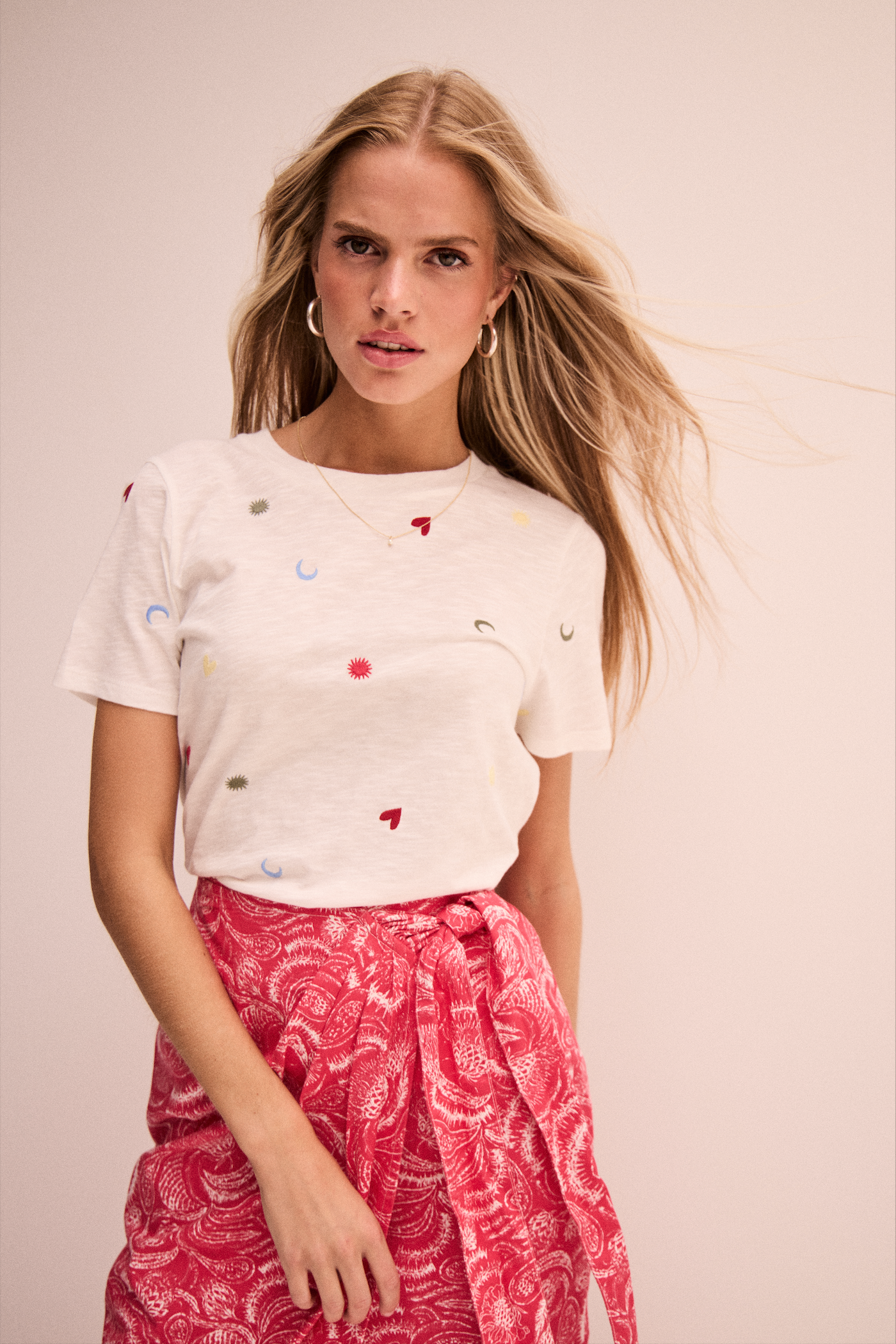 T-shirt petites broderies ICHI