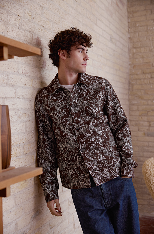 Veste broderie Casual Friday