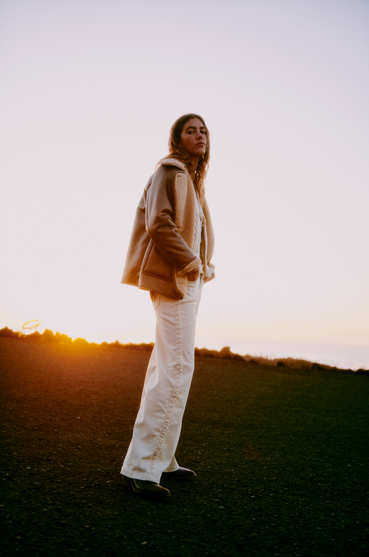 Manteau veste style peau B.Young