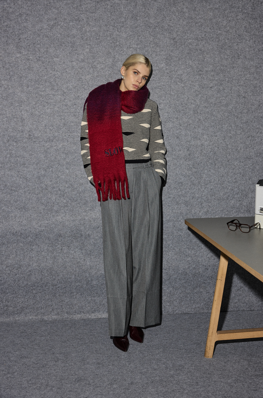 Pantalon large ceinture ICHI