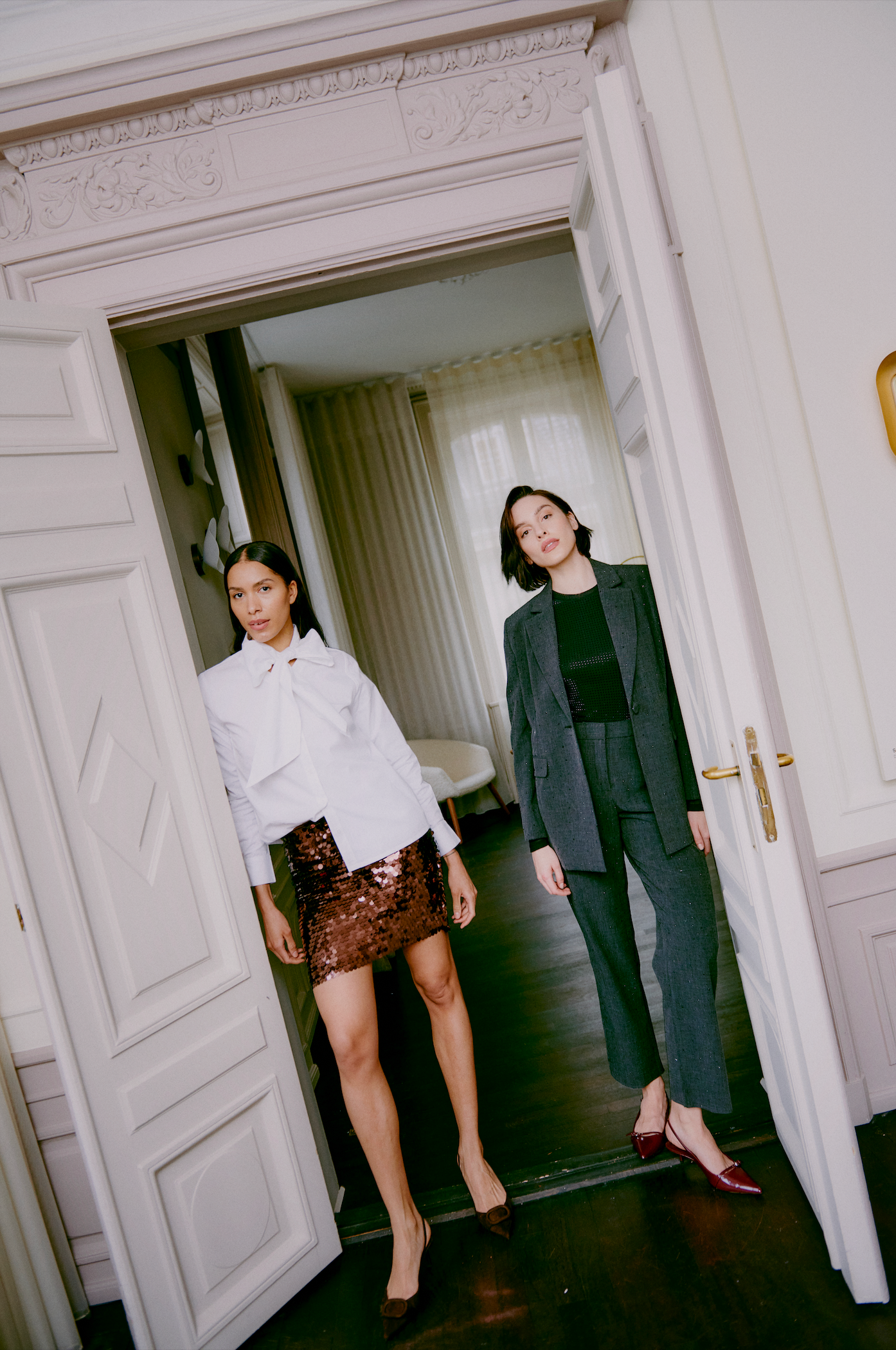 Blazer costume strass B.Young