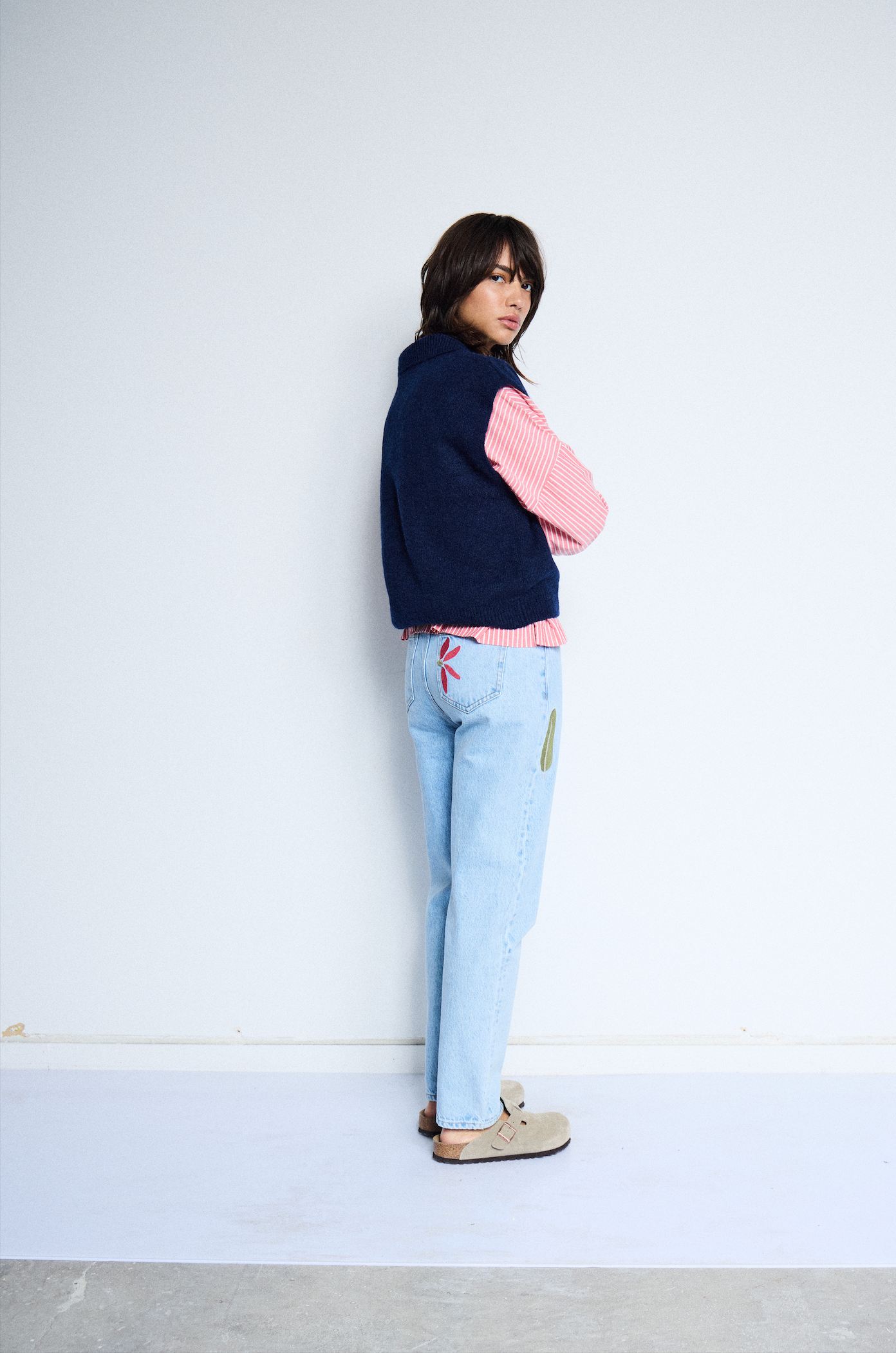 Pull sans manche col ICHI