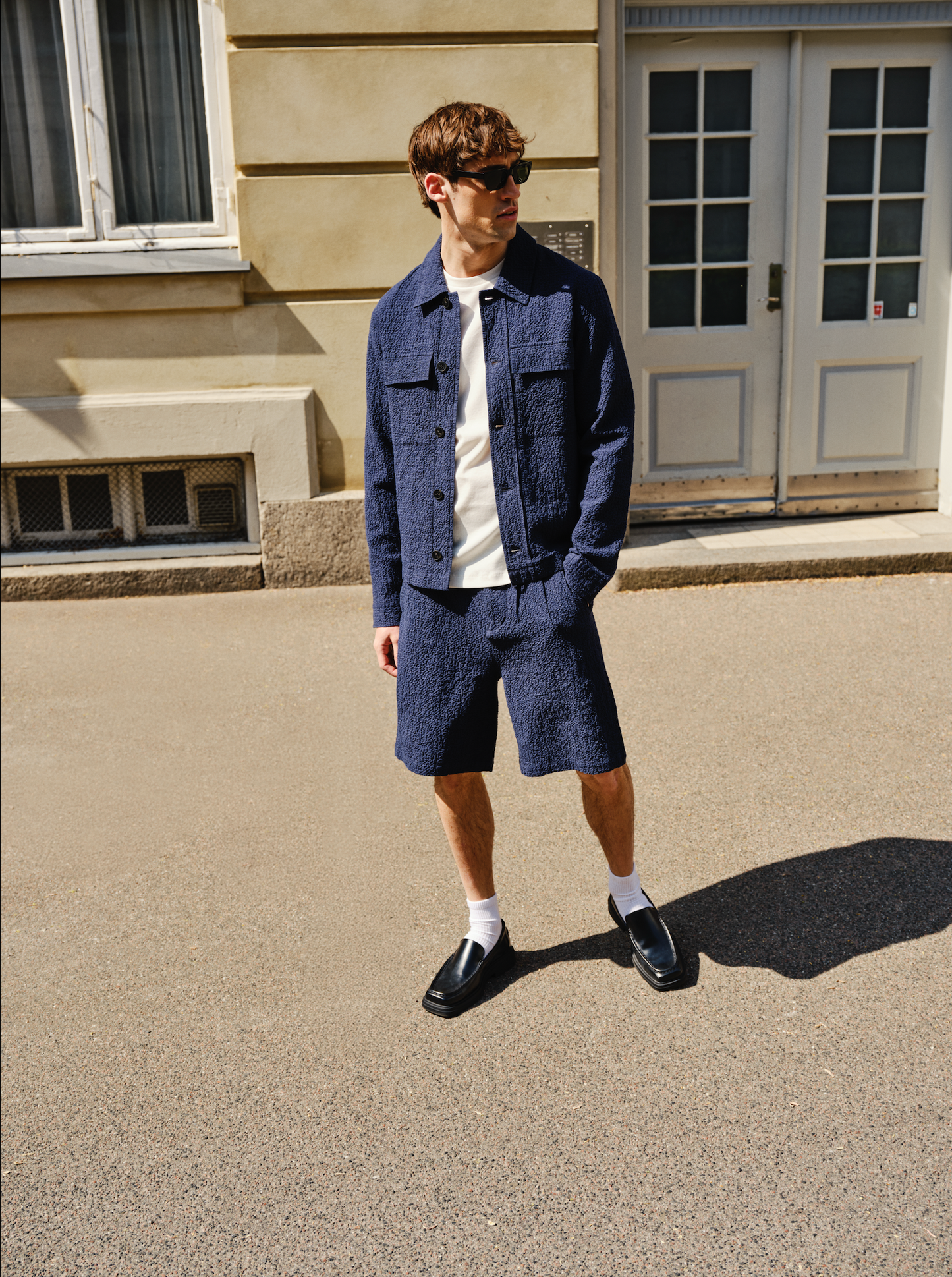 Short seersucker Casual Friday