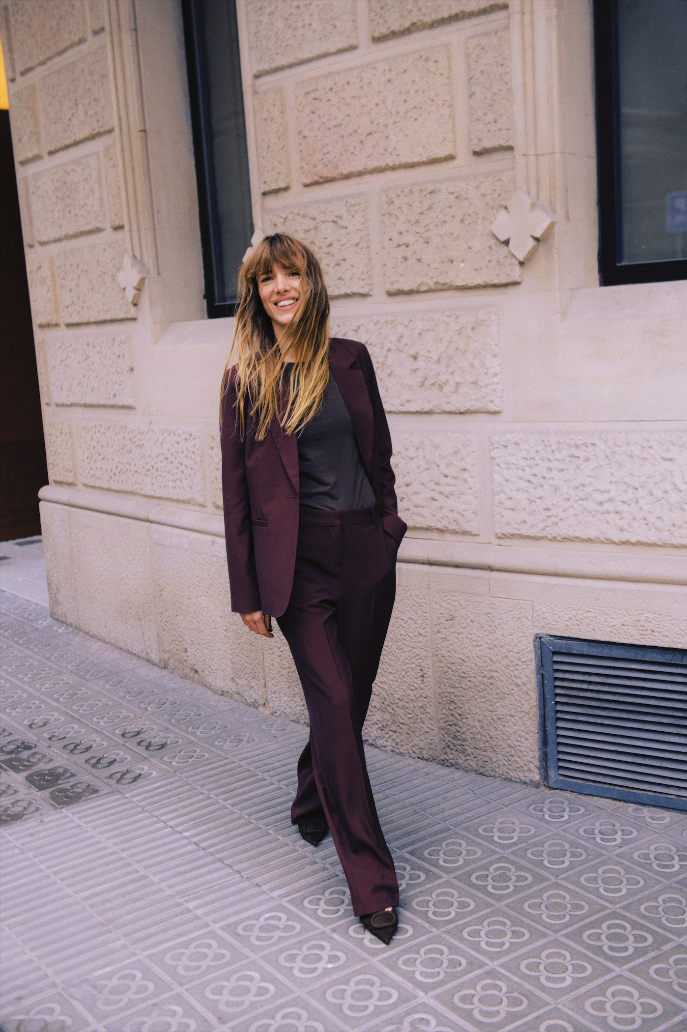 Veste blazer bordeaux B.Young