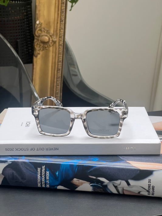 Lunettes rectangle écaille mixte