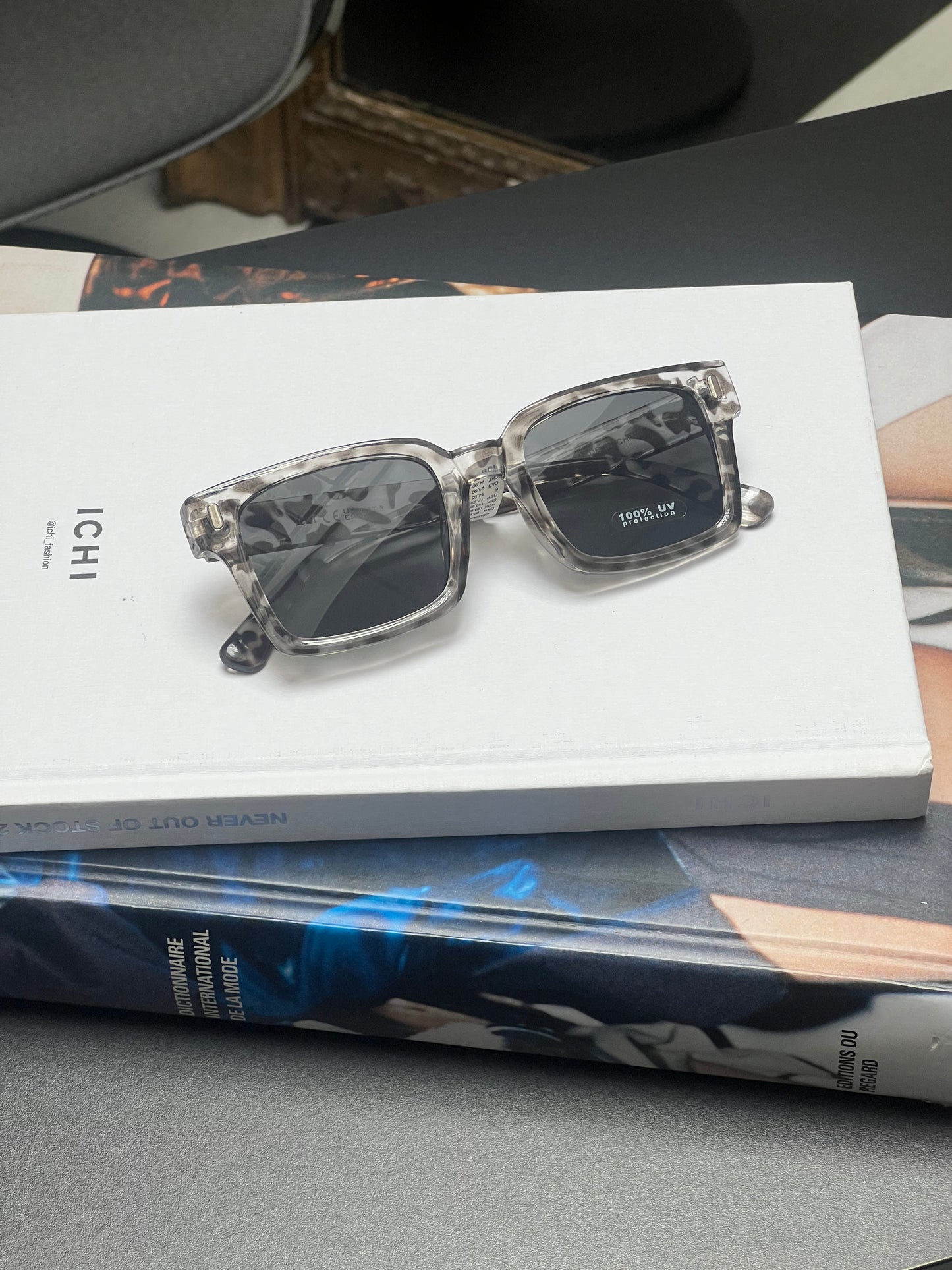 Lunettes rectangle écaille mixte
