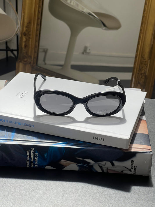 Lunettes ovales noires ICHI