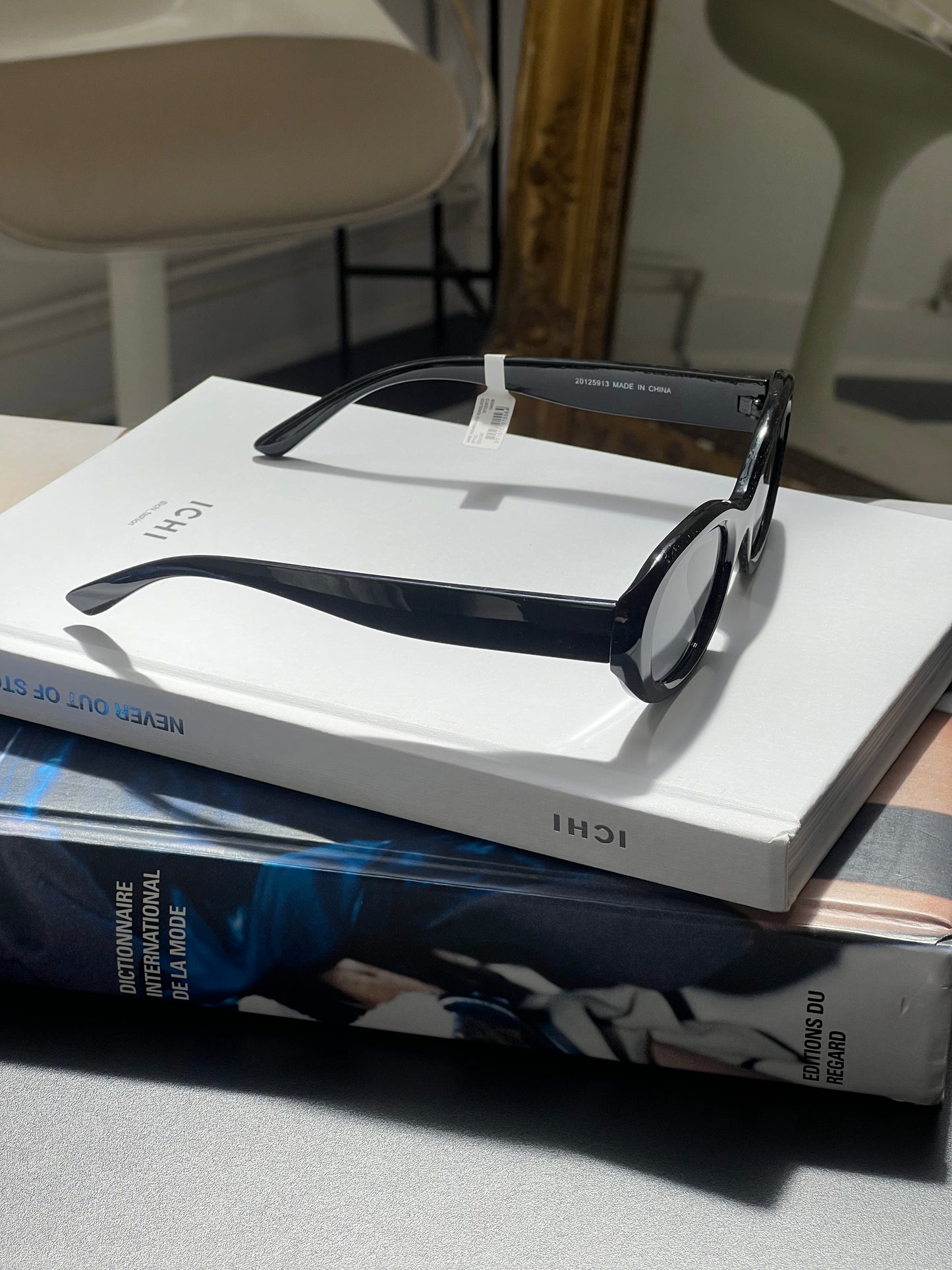 Lunettes ovales noires ICHI