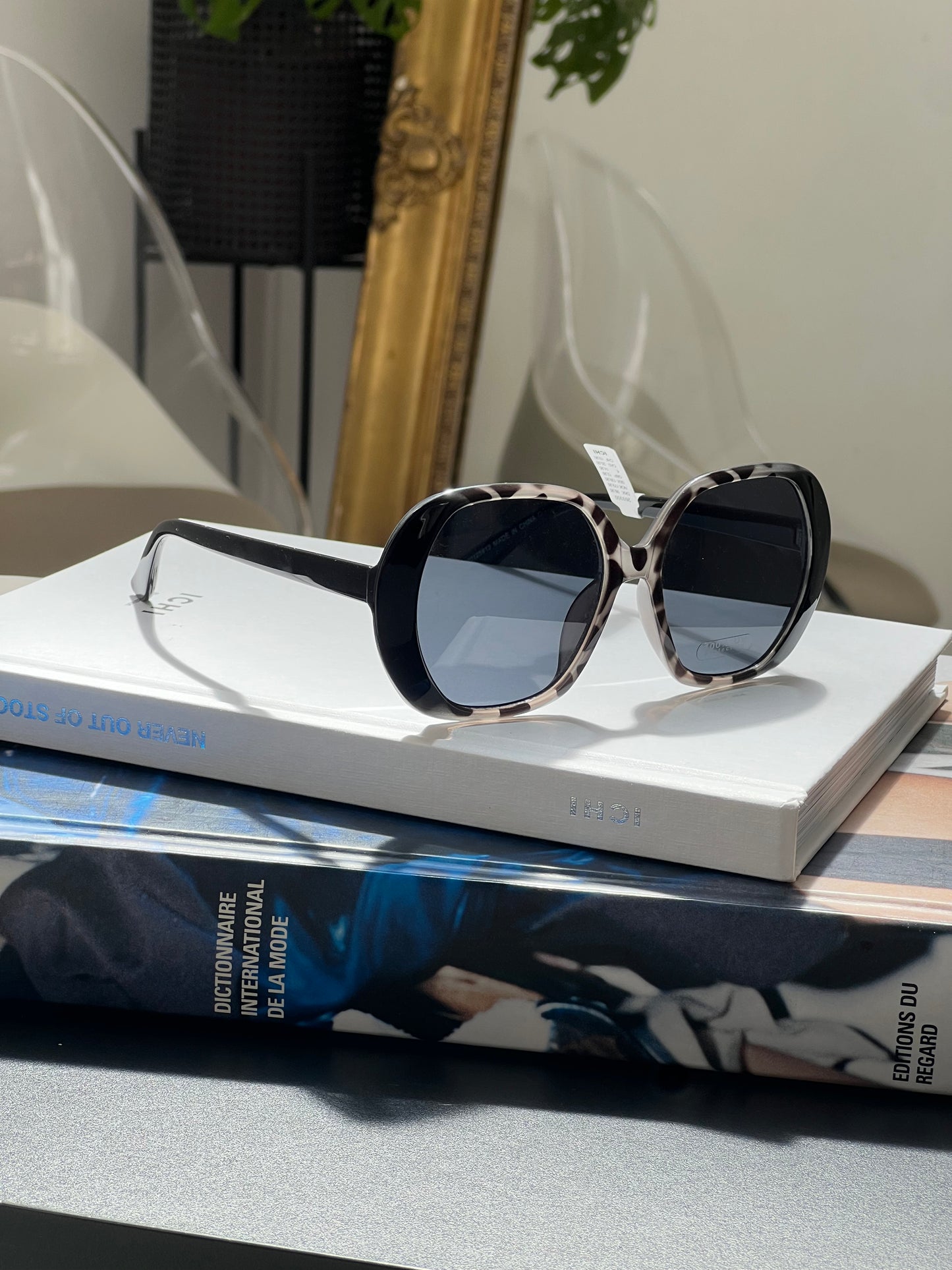 Lunettes noir léopard ICHI