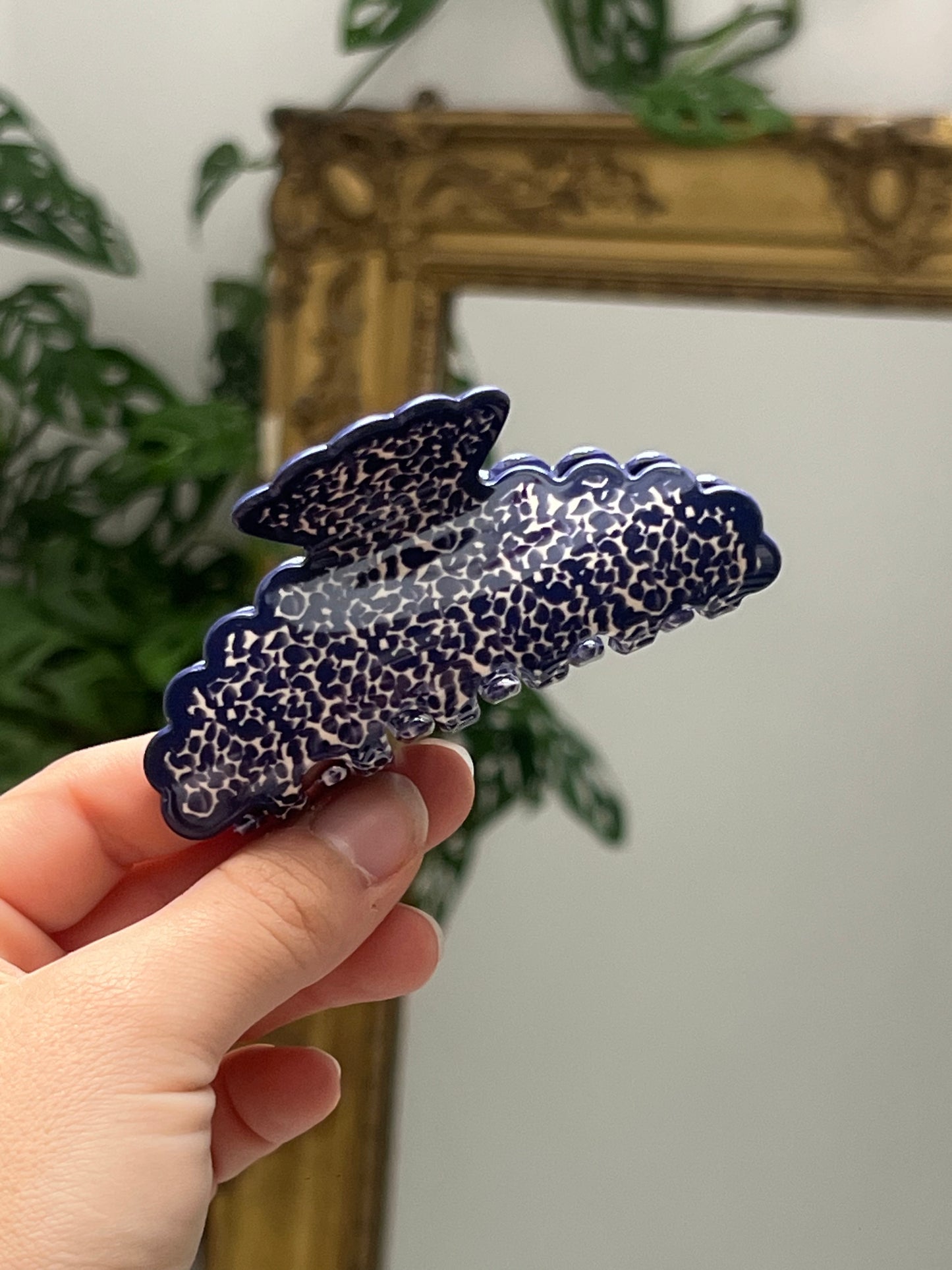 Pince à cheveux - Classique violet beige