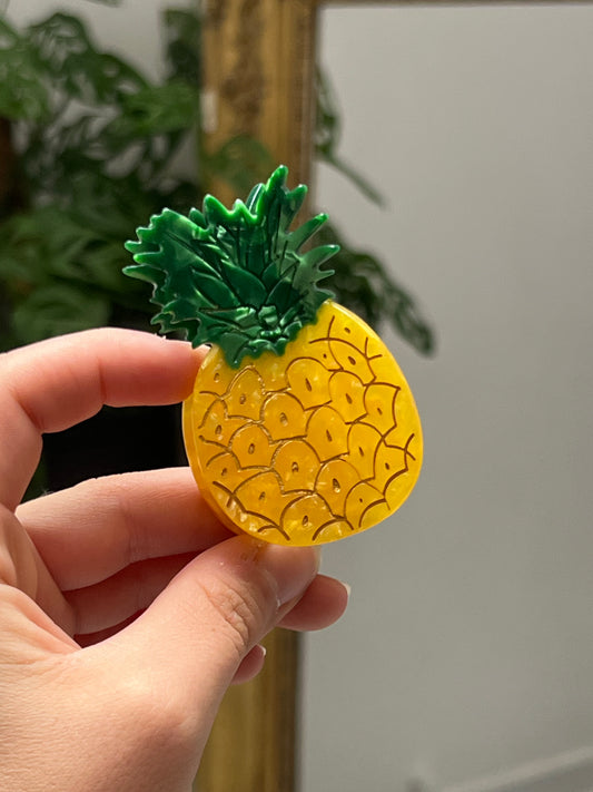 Pince à cheveux - Ananas