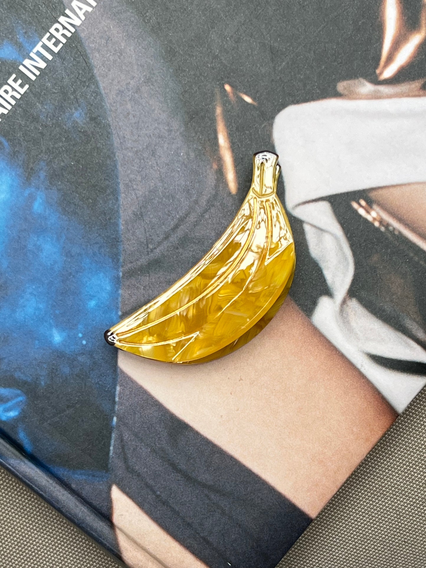 Pince à cheveux - Banane