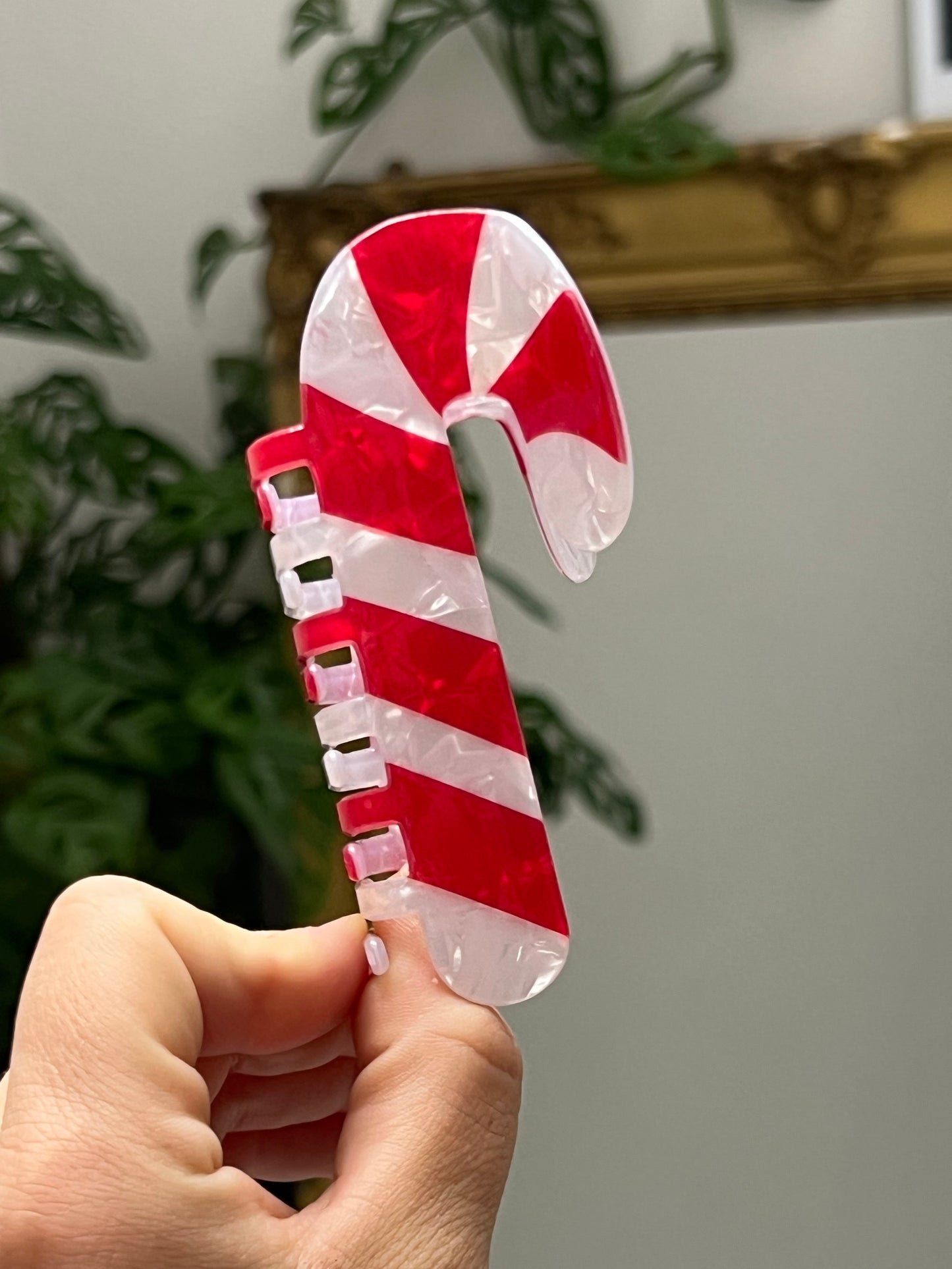 Pince à cheveux - Canne à sucre Noël