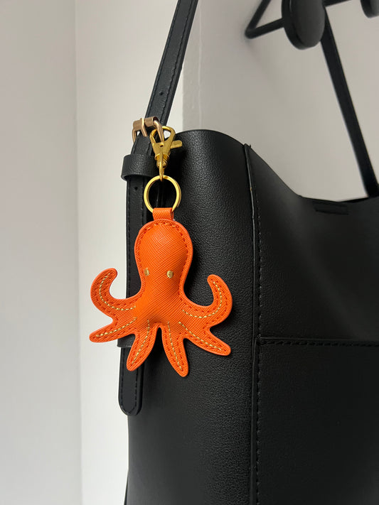 Accessoire de sac/ porte clé poulpe ICHI